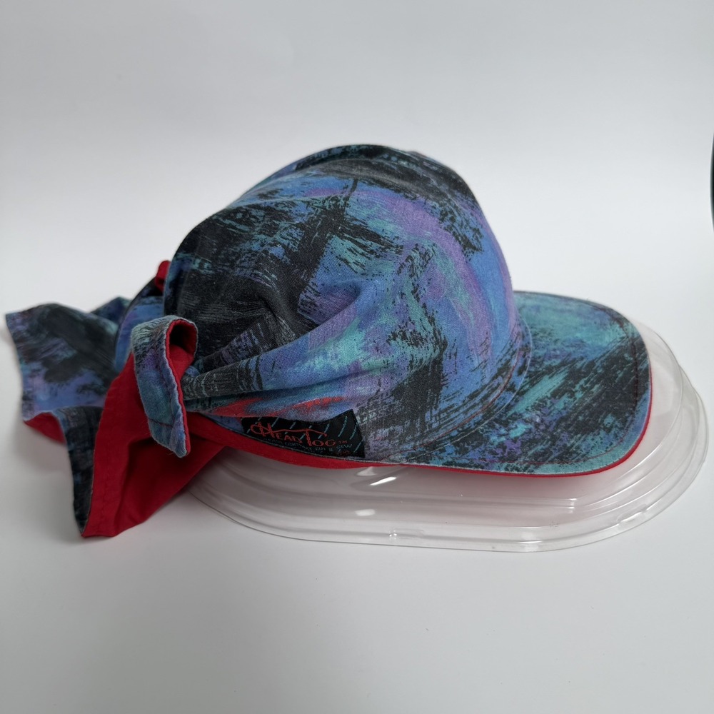 VTG 80s 90's Head Tog Hat Cap Bandana One Size Made In Colorado RARE Rad!